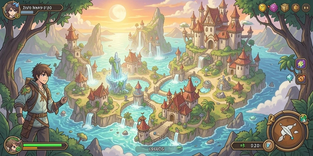 Ilustrasi level terbaru dengan desain yang menarik.