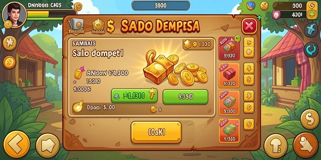 Berbagai hadiah menarik untuk pemenang setiap permainan.