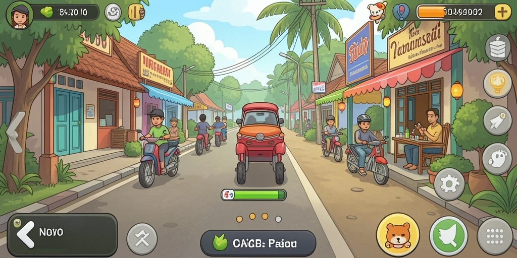 Level yang menantang dan penuh petualangan.