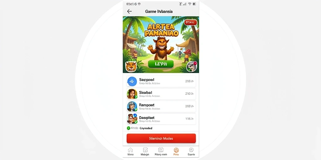 Screenshot menampilkan leaderboard dengan pemain terbaik.