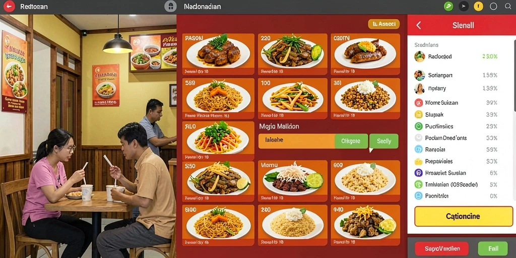 Tangkapan layar mode multiplayer yang memungkinkan bersaing dengan teman.