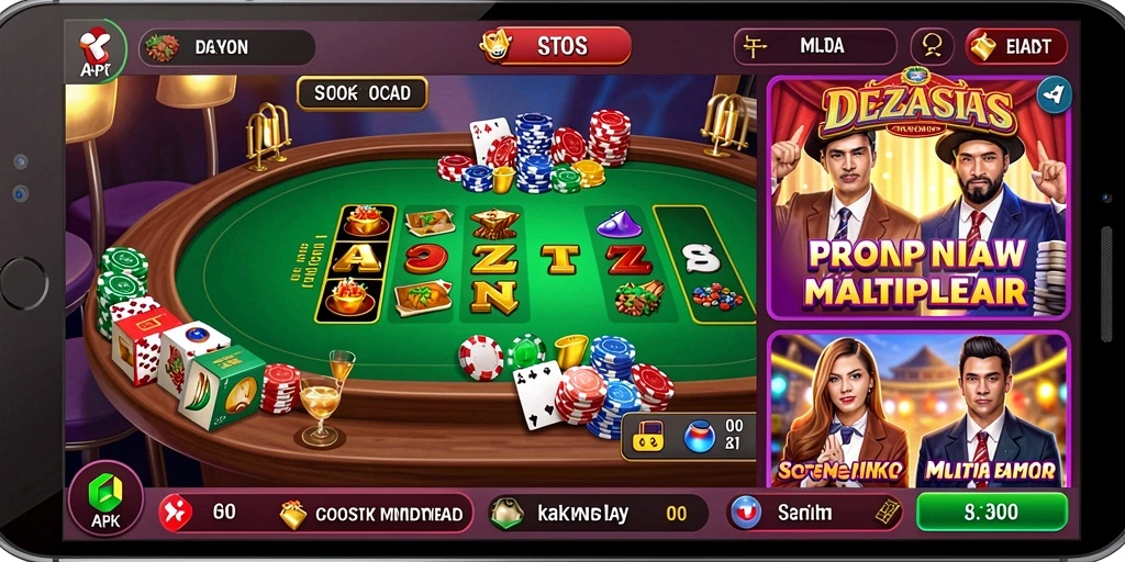 Screenshot aksi mendebarkan dalam permainan.