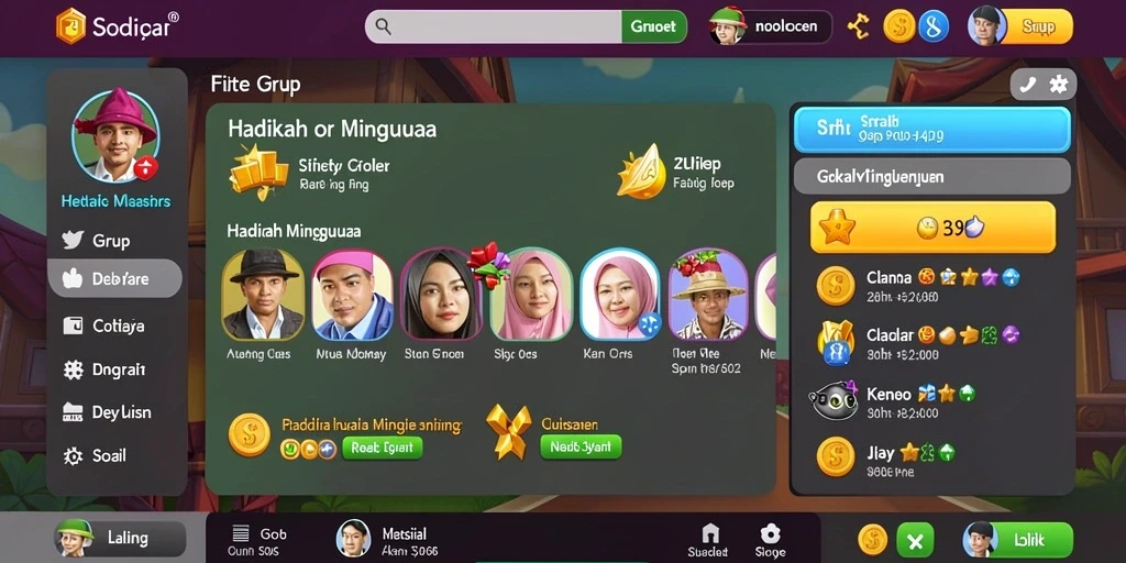 Komunitas aktif dan mendukung para pemain.