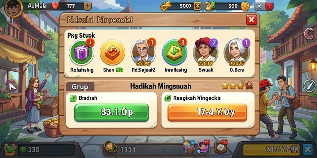 Fitur komunitas yang memungkinkan interaksi dengan pemain lain.